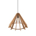 Lampa wisząca klosz w formie stożka klatki na E27 ERIS 6586 TK Lighting
