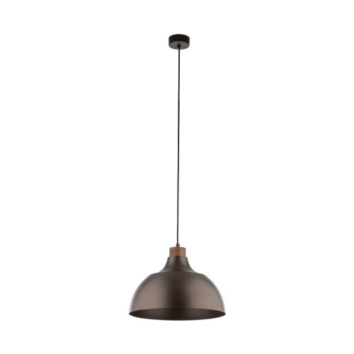Lampa wisząca CAP BROWN styl rustykalny stalowy brązowy klosz 6926 TK Lighting