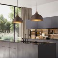 Lampa wisząca CAP BROWN styl rustykalny stalowy brązowy klosz 6926 TK Lighting