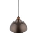 Lampa wisząca CAP BROWN styl rustykalny stalowy brązowy klosz 6926 TK Lighting