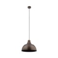 Lampa wisząca CAP BROWN styl rustykalny stalowy brązowy klosz 6926 TK Lighting