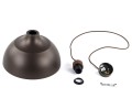 Lampa wisząca CAP BROWN styl rustykalny stalowy brązowy klosz 6926 TK Lighting