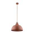 Lampa wisząca w modnym ceglanym kolorze, metalowy klosz 6927 TK Lighting