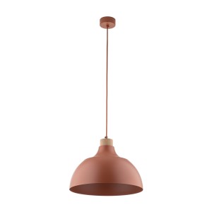 Lampa wisząca w modnym ceglanym kolorze, metalowy klosz 6927 TK Lighting
