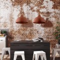 Lampa wisząca w modnym ceglanym kolorze, metalowy klosz 6927 TK Lighting
