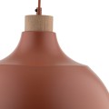 Lampa wisząca w modnym ceglanym kolorze, metalowy klosz 6927 TK Lighting