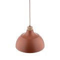 Lampa wisząca w modnym ceglanym kolorze, metalowy klosz 6927 TK Lighting