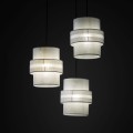 Lampa wisząca z białymi kloszami na rozecie CALISTO WHITE E27TK Lighting 6018 TK Lighting