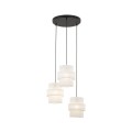 Lampa wisząca z białymi kloszami na rozecie CALISTO WHITE E27TK Lighting 6018 TK Lighting