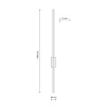 FLASH WOOD ORZECH KINKIET 1 LED L 6431 TK Lighting