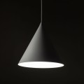 Lampa wisząca na E27 klosz metalowy stożkowy biały CONO 10008 TK Lighting