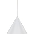 Lampa wisząca na E27 klosz metalowy stożkowy biały CONO 10008 TK Lighting