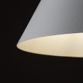 Lampa wisząca na E27 klosz metalowy stożkowy biały CONO 10008 TK Lighting