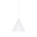 Lampa wisząca na E27 klosz metalowy stożkowy biały CONO 10008 TK Lighting