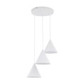 Lampa wisząca CONO E27  Biały - klosz stal lakierowana 10012 TK Lighting