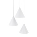 Lampa wisząca CONO E27  Biały - klosz stal lakierowana 10012 TK Lighting