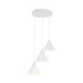 Lampa wisząca CONO E27  Biały - klosz stal lakierowana 10012 TK Lighting