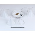 Lampa wisząca CONO E27  Biały - klosz stal lakierowana 10012 TK Lighting