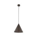 Lampa wisząca metalowa konstrukcja klosz brązowy CONO 10037 TK Lighting