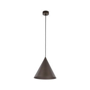 Lampa wisząca metalowa konstrukcja klosz brązowy CONO 10037 TK Lighting