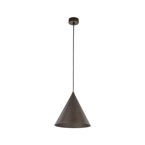 Lampa wisząca metalowa konstrukcja klosz brązowy CONO 10037 TK Lighting