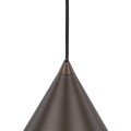 Lampa wisząca metalowa konstrukcja klosz brązowy CONO 10037 TK Lighting
