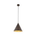 Lampa wisząca metalowa konstrukcja klosz brązowy CONO 10037 TK Lighting