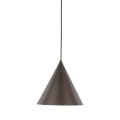 Lampa wisząca metalowa konstrukcja klosz brązowy CONO 10037 TK Lighting