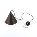 Lampa wisząca metalowa konstrukcja klosz brązowy CONO 10037 TK Lighting