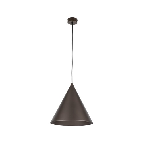 Lampa wisząca CONO na E27 brązowy klosz w kształcie stożka 10038 TK Lighting