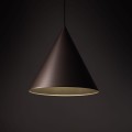 Lampa wisząca CONO na E27 brązowy klosz w kształcie stożka 10038 TK Lighting