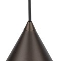 Lampa wisząca CONO na E27 brązowy klosz w kształcie stożka 10038 TK Lighting