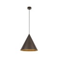 Lampa wisząca CONO na E27 brązowy klosz w kształcie stożka 10038 TK Lighting