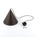 Lampa wisząca CONO na E27 brązowy klosz w kształcie stożka 10038 TK Lighting