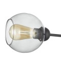 Lampa sufitowa FAIRY gwint E27 moc 15W styl klasyczny szklany klosz | czarny 2730 TK lighting
