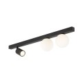 Lampa sufitowa z dwoma kloszami ze szkła i ruchomym spotem 10001 TK Lighting