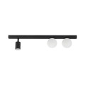 Lampa sufitowa z dwoma kloszami ze szkła i ruchomym spotem 10001 TK Lighting