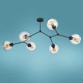 Lampa sufitowa do nowoczesnego salonu FAIRY grafitowe klosze ze szkła 2731 TK Lighting