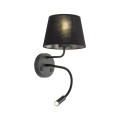 Kinkiet ścienny do sypialni ramię do czytania abażur MAJA 10081 TK Lighting