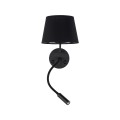 Kinkiet ścienny do sypialni ramię do czytania abażur MAJA 10081 TK Lighting