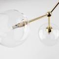 Lampa sufitowa z 6 okrągłymi kloszami złote dodatki FAIRY 10071 TK Lighting