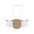 Lampa wisząca z abażurami w stylu boho, klosze z tkaniny i juty 10005 TK Lighting