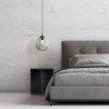 Lampa wisząca ze szklanym, grafitowym kloszem SOL nad stół 10084 TK Lighting