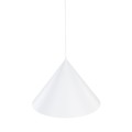 Lampa wisząca pojedyncza biała, klosz stożkowy Ø50cm, gwint E27 10010 TK Lighting