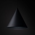 Lampa wisząca czarna nowoczesna CONO E27 klosz-stożek 10057 TK Lighting
