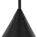 Lampa wisząca z kloszem w kształcie stożka czarna CONO 10058 TK Lighting