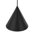 Lampa wisząca z kloszem w kształcie stożka czarna CONO 10058 TK Lighting