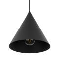 Lampa wisząca z kloszem w kształcie stożka czarna CONO 10058 TK Lighting