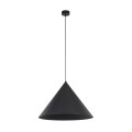 Lampa wisząca w stylu minimalistycznym, czarny stożkowy klosz 10059 TK Lighting