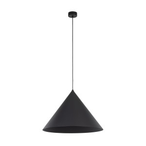 Lampa wisząca w stylu minimalistycznym, czarny stożkowy klosz 10059 TK Lighting